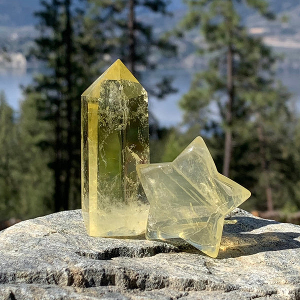 FREE GIVEAWAY!  Citrine Star and Point Abundance Set