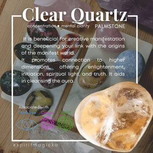 Clear Quartz Heart