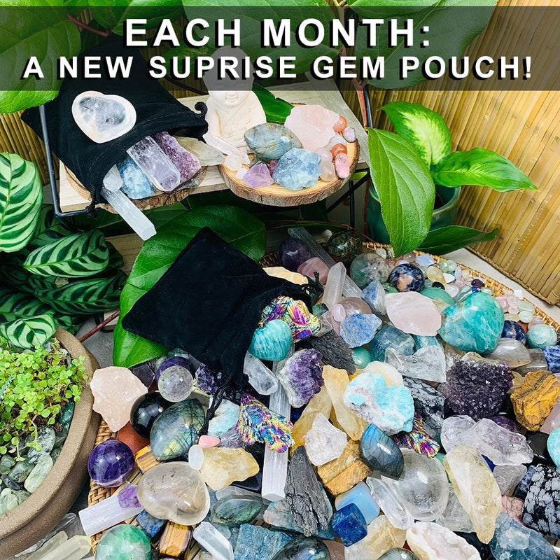 Crystal Collectors Surprise Gem Pouch (Monthly Subscription)