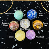 Gemstones + Spheres Crystal Gridding Set - (Approx 366 Gemstones)