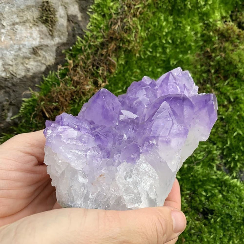 Crystal Mood Light (Amethyst Specimen) - wand