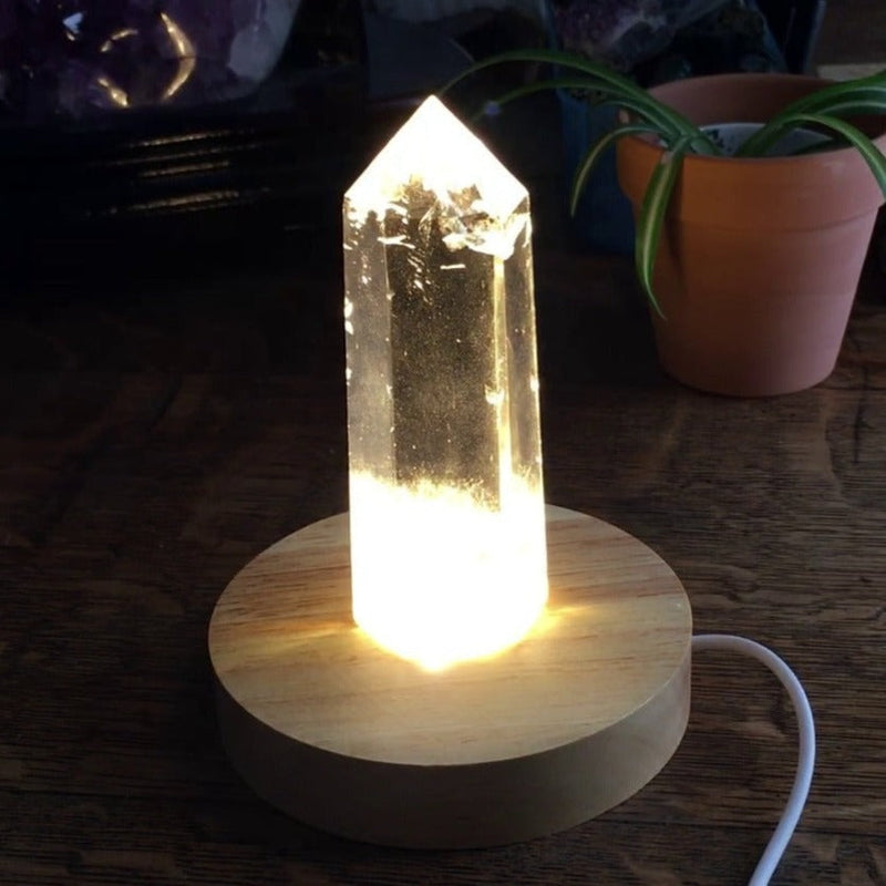 Crystal Illuminator Lamp (with Quartz Point) - wand
