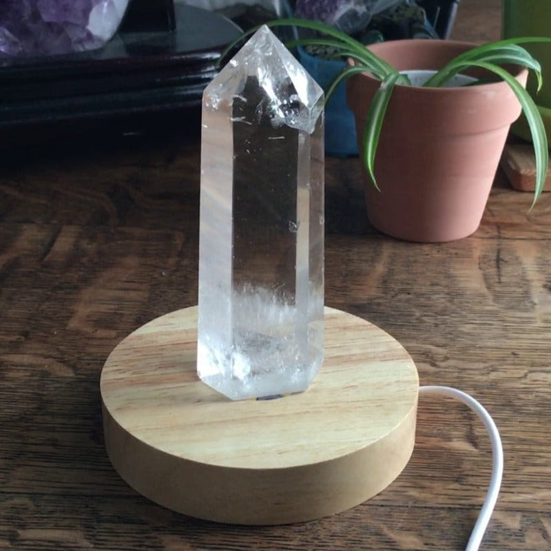 Crystal Illuminator Lamp (with Quartz Point) - wand