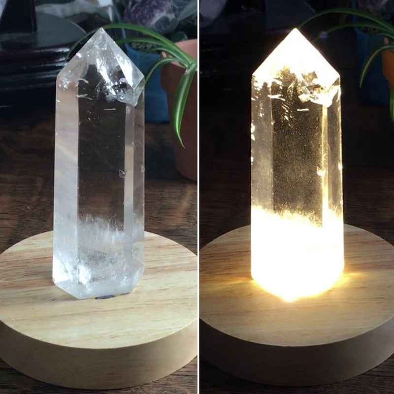 Crystal Illuminator Lamp (with Quartz Point) - wand