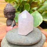 Crystal Mood Light (Rose Quartz Generator Short & Thick) - wand