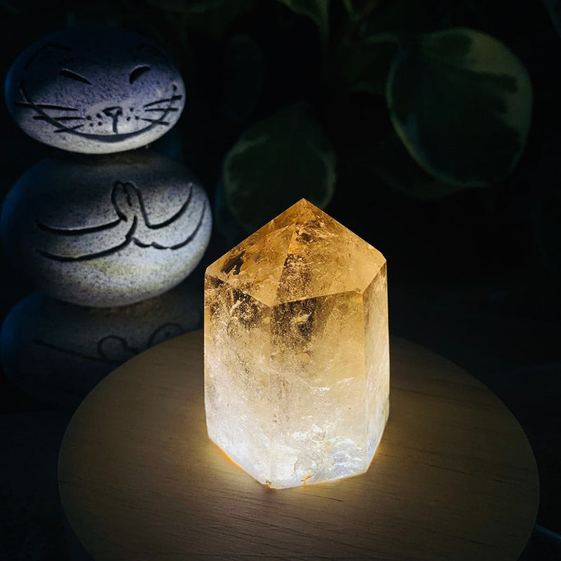 Crystal Mood Light (Smoky Quartz Mini-Generator) - wand