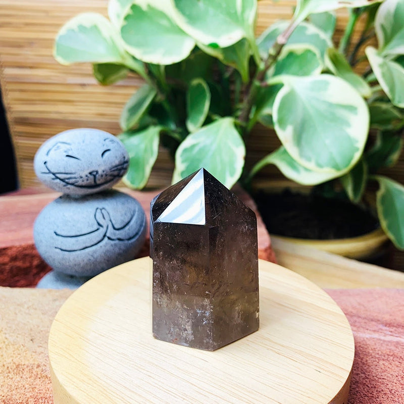 Crystal Mood Light (Smoky Quartz Mini-Generator) - wand