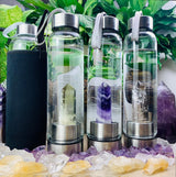 Crystal Water Bottle + Carry Case - water