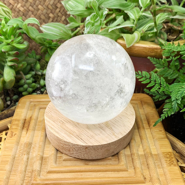 Kristall-Stimmungslicht (Quarzkugel, groß)