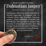 Dalmatian Jasper Worry Stone - worrystone
