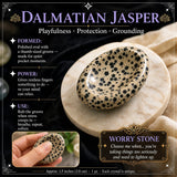 60% DE DESCUENTO VENTA DE 1 DÍA - Protect from Stress" Worry Stone Set de 15 + bolsa de terciopelo