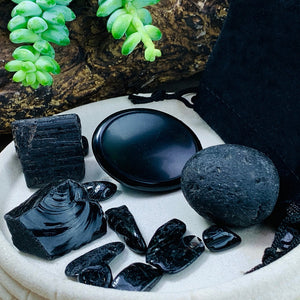 The Dark Energy Protection Crystal Pouch Set