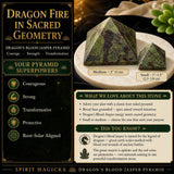 Pyramide de Jaspe Sang de Dragon - Moyenne