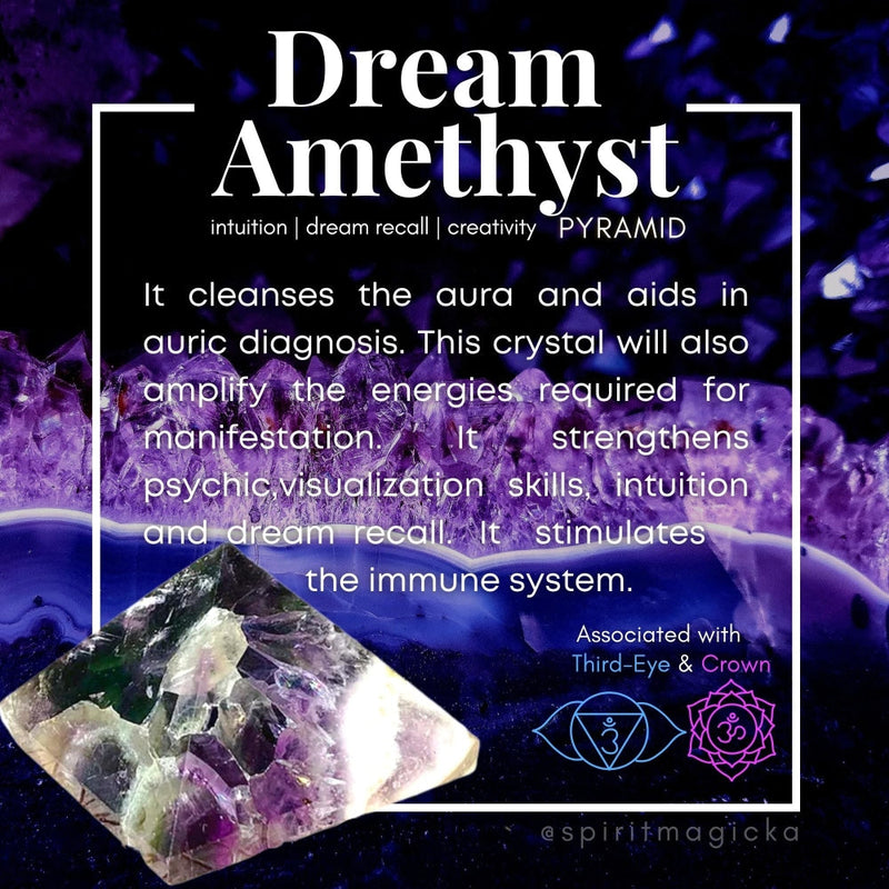 Dream Amethyst Pyramid - Medium - pyramids