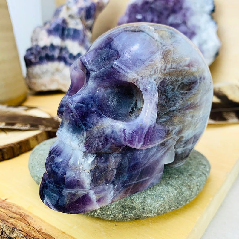 Dream Amethyst Skull (Medium Size)