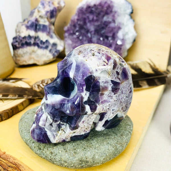 Dream Amethyst Skull (Medium Size)