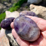 PRIZE WINNER!  Dream Amethyst Palmstone  - (Just Pay Cost of Shipping)