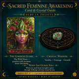🌙 Sacred Feminine Awakening 13 Oracle Card Deck, Mini Gemstones & Course