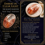 $8 Fire Quartz Palmstone 1-Dags-Flash-Sale