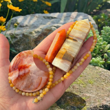 Z ARRON DESIGN Serenity Moonstone kobbertråd anheng halskjede