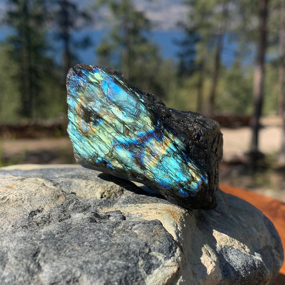巨大二色シラー ペンダント Labradorite strong flash Flash Labradorite Natural Stone – Spirit Magicka