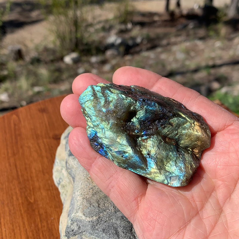 FREE GIVEAWAY!  Flashy Labradorite Natural Stone - (Just Pay Cost of Shipping)