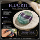 60% DE DESCUENTO VENTA DE 1 DÍA - Protect from Stress" Worry Stone Set de 15 + bolsa de terciopelo