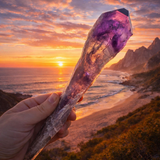 Dark Ametyst Crystal Shard (stor)