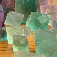 Green Fluorite Polygon Specimen - rawstone