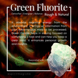 Green Fluorite Rough Stone - rawstone