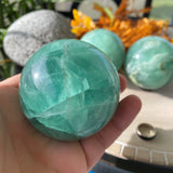 Green Fluorite Sphere - sphere