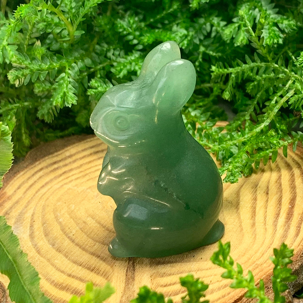 Crystal Animal Spirit Totems: Green Quartz Rabbit – Spirit Magicka