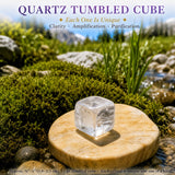 Cube roulé en quartz