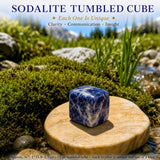 Sodalit tumlet terning