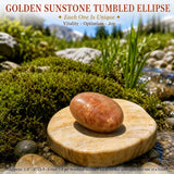 Gyldne solsten tumlede ellipse