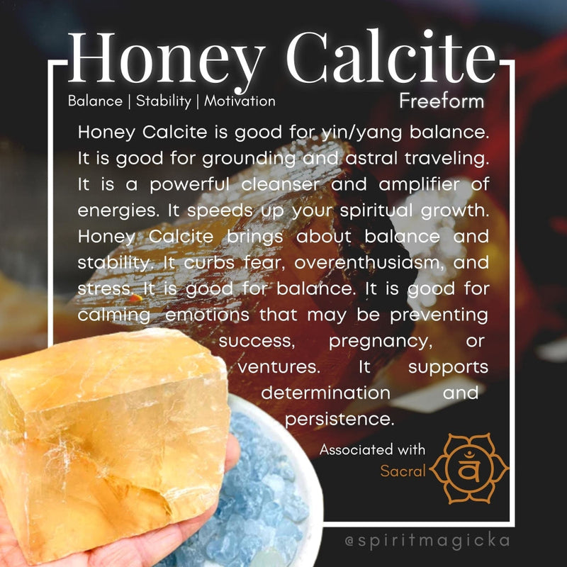 Honey Calcite Chunk - Gift Cards