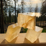 NEW WORKING ON Honey Calcite Chunk - collection
