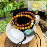 Solar Plexus Chakra Mala Bracelet Set🌈