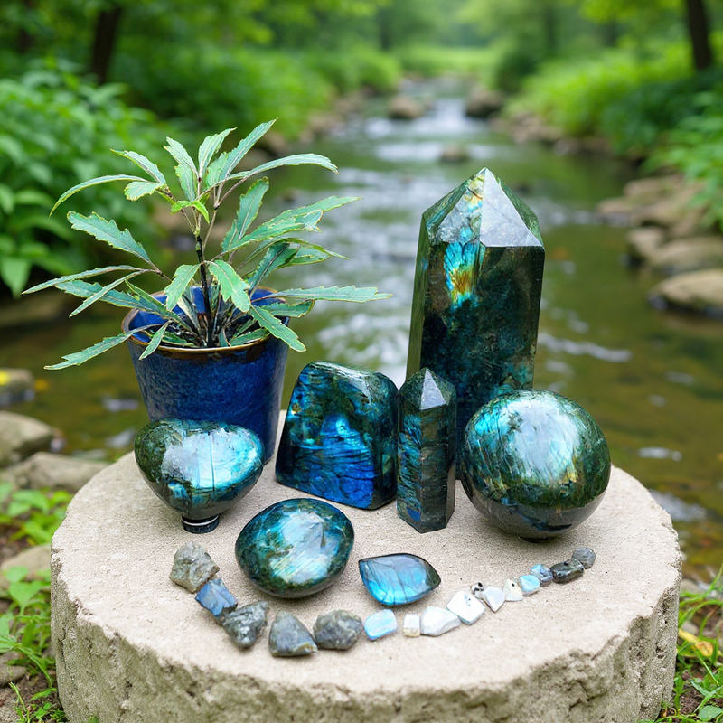 Labradorite samleresett