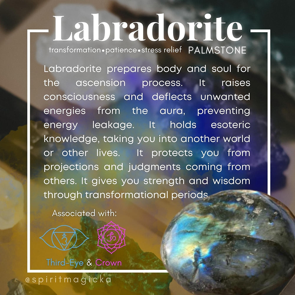 Labradorite Palmstone – Spirit Magicka