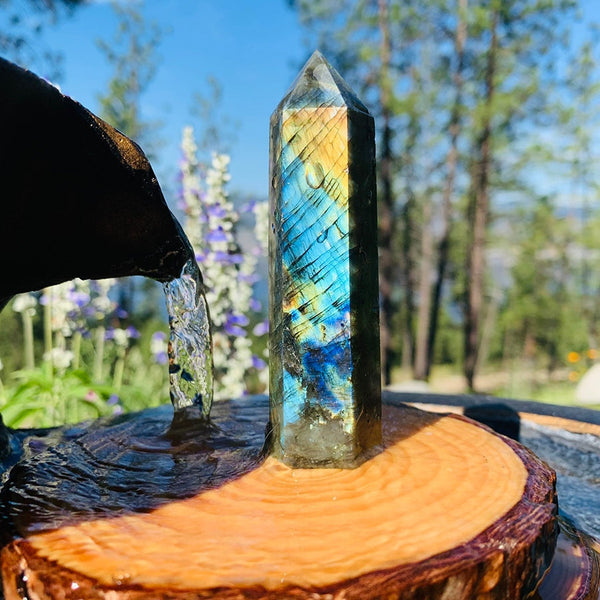 Labradorite Wand - wand