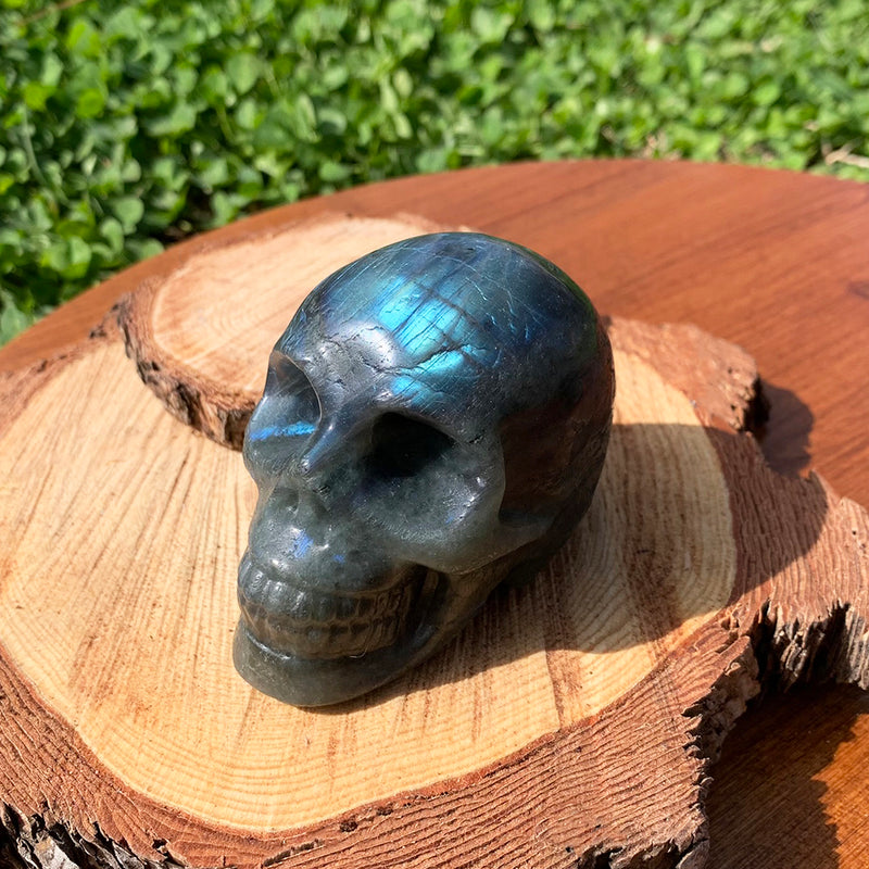 Labradorite Skull (Medium Size)