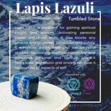 Lapis Lazuli Tumbled Cube - tumbledstone