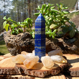 CONCOURS GRATUIT ! Lapis Lazuli et éclats de citrine naturelle (8 pièces) – (payez simplement les frais d’expédition)