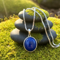 Z ARRON DESIGN Collier avec pendentif en fil de cuivre et pierre de lune Serenity