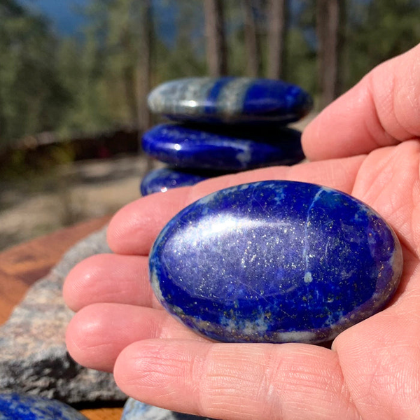 OFERTA GRATUITA! Palmstone Lapis Lazuli - (Basta pagar o custo do frete)