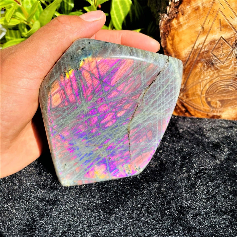 Large (1.67 lbs.) Purple Flash Labradorite Freeform (Item #1017)