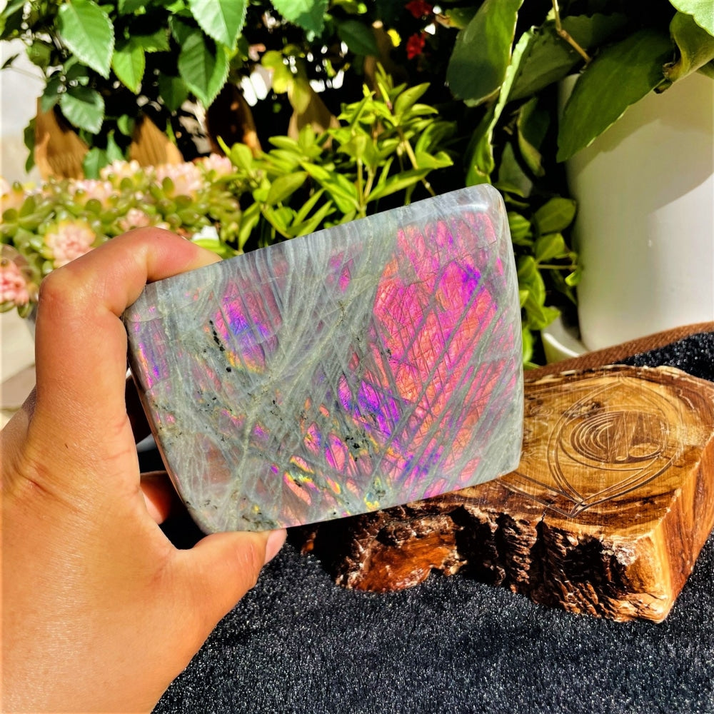Large (2.38 lbs.) Purple Flash Labradorite Freeform (Item #1012 ...