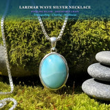 Z ARRON DESIGN Collana con ciondolo in filo di rame Serenity Moonstone