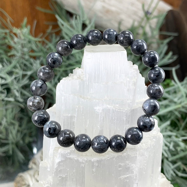 Bracciale Mala Larvikite con custodia in velluto